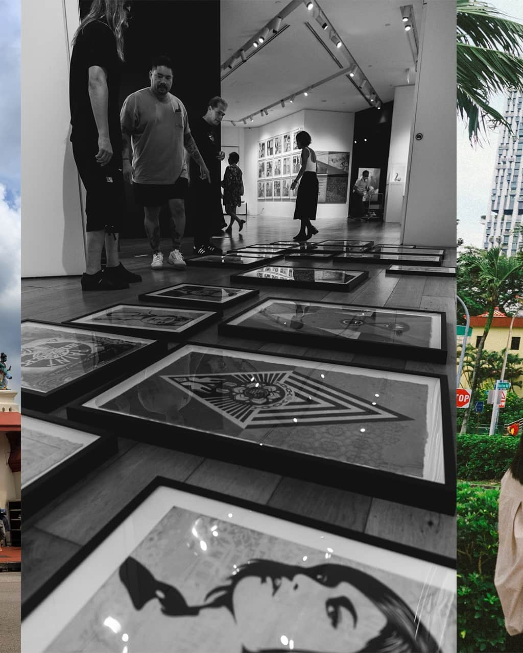 Shepard Faireyさんのインスタグラム写真 - (Shepard FaireyInstagram)「A look at the past few days in Singapore through the eyes of @jonathanfurlong. We’re also getting ready for the opening of my show “The Future is Unwritten” at @operagallery #Singapore from September 15th - October 15th! –S」9月13日 14時00分 - obeygiant