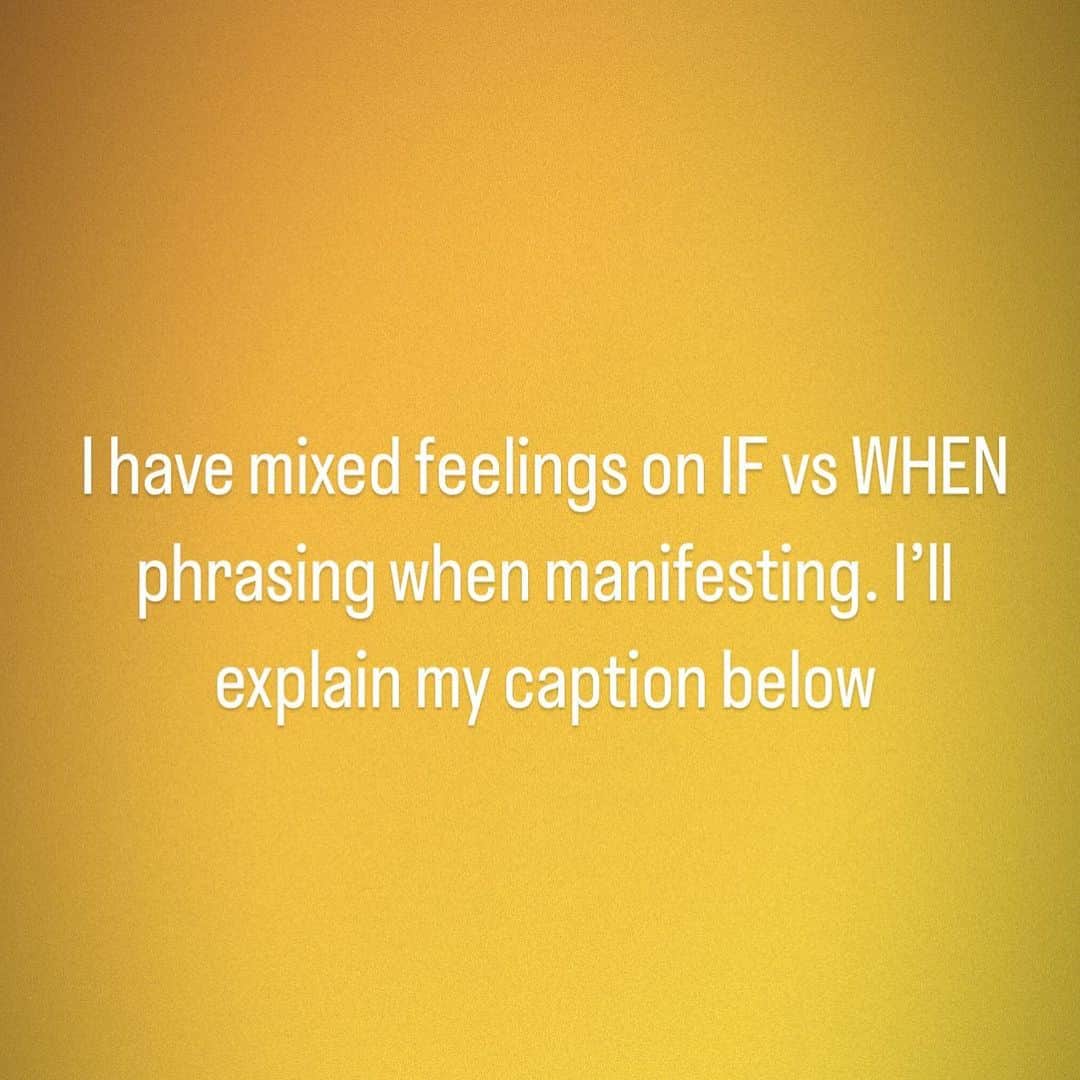ミーシャ・テイトのインスタグラム：「For example “When I get this job” vs “If I get this job” or in my case maybe “When I win this fight” vs “If I win this fight”   When sounds inevitable and forceful and like it’s a predetermined outcome. I can appreciate the positive thought processes off manifesting with the notion that you WILL it to happen.  however I would like to point out that   IF I win may allow a realistic flexibility because the truth is we cannot win them all.   So are we setting ourselves up for a heavier emotional backlash if we can’t be realistic about potential outcomes?   Does IF takeaway from determination? Or does it say, I know what I want but it may not happen but either way I will be ok.  I personally have found myself using both at different points of my life and career. I will note that WHEN set me up for major mental and emotional crisis when I put everything I had into something and still fell short.   But IF……gave me mental and emotional flexibility and a realistic outlook that served me better when I failed to reach goals I worked tirelessly at achieving.   Is it toxic to be comfortable saying you accept that you truly never know the outcome in life.  Curious if anyone else has had these thoughts running through their head?!?」