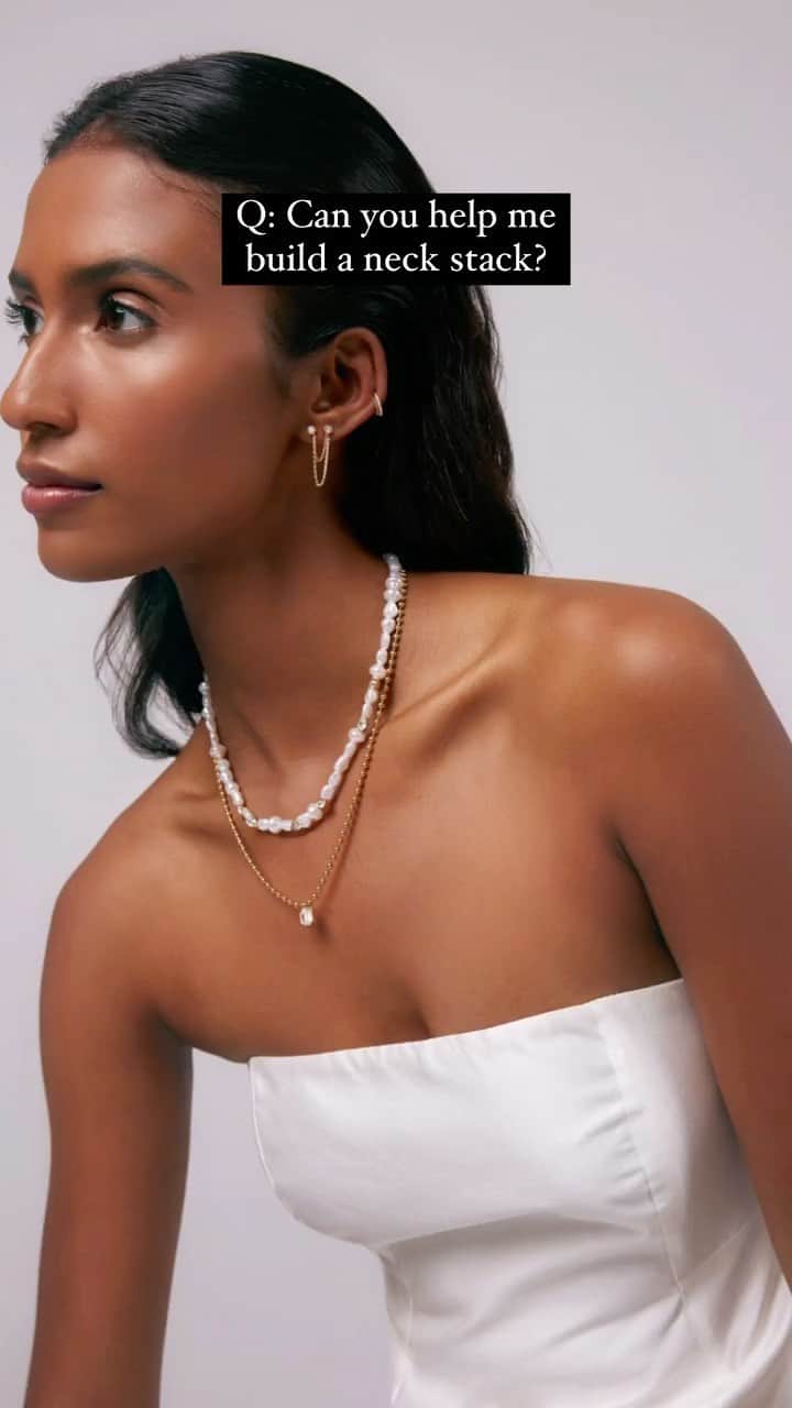 のインスタグラム：「STACK & SAVE | today only! Get 25% off when you buy 3 necklaces with code STACK25」