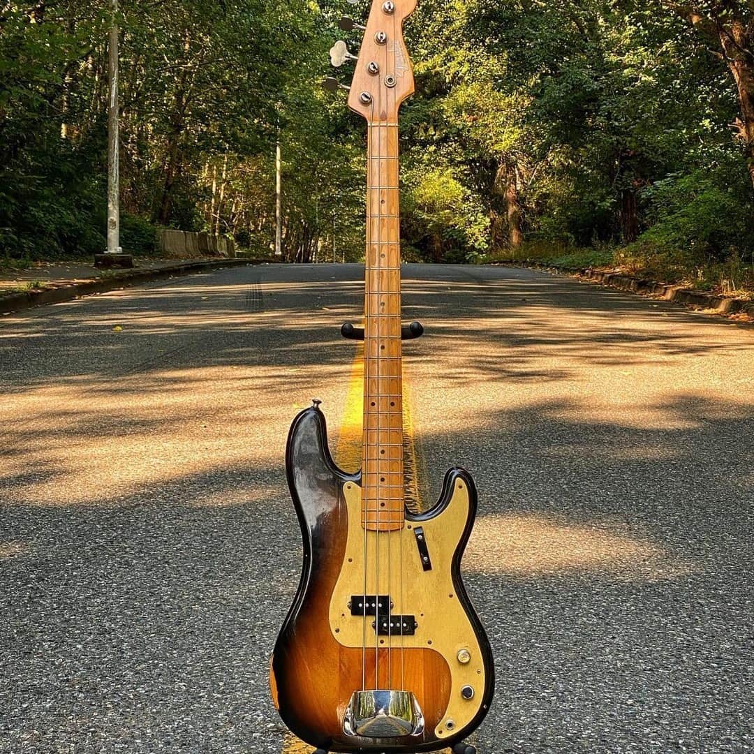 Fender Guitarさんのインスタグラム写真 - (Fender GuitarInstagram)「Calling all bass lovers! Check out this 1983 Fullerton '57 Reissue Precision Bass from @marx_bass_adventures. Tag #FenderFanMail in your photos for a chance to be featured next.」9月14日 1時01分 - fender