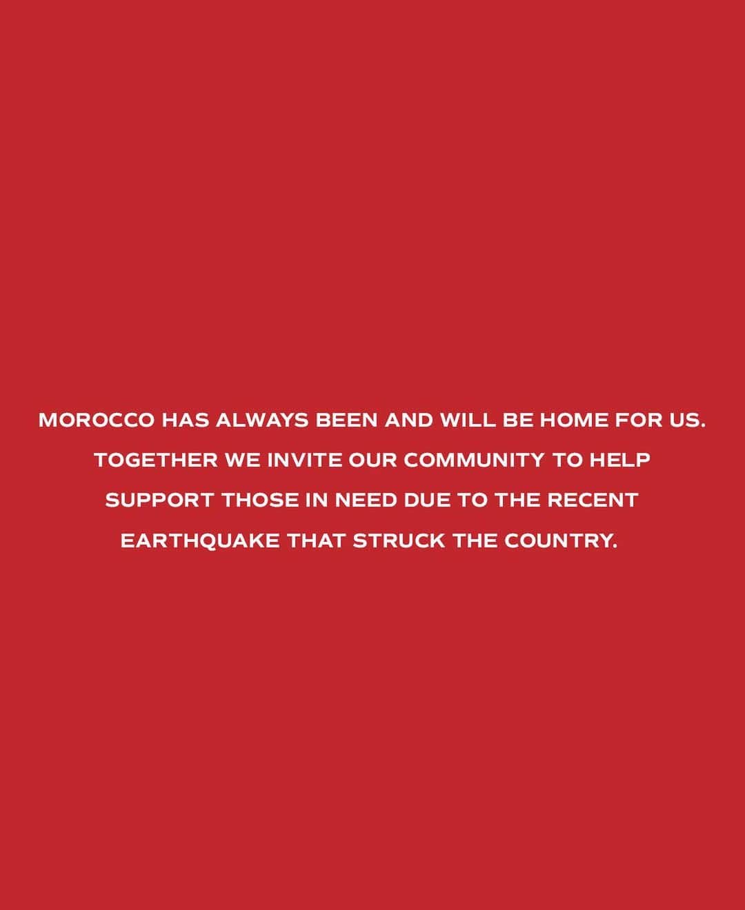 デイリーペーパーさんのインスタグラム写真 - (デイリーペーパーInstagram)「Together for Morocco 🇲🇦 We invite our global community to help support those in need due to the recent earthquake that struck the country. Join us and share your support with some of the following organizations.   - @islamicreliefnederland  - @artistsformorocco  - @riftribes  - @stichting_al_ikhlas」9月14日 2時03分 - dailypaper