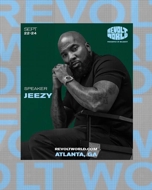 ヤング・ジージーのインスタグラム：「Atlanta‼️    I will be speaking at the first ever @REVOLTWORLD x @WALMART 🌎🔥Catch me in the A September 22-24! Celebrating our culture, our music, lifestyle & impact around the globe!    Get tix NOW at REVOLTWORLD.com 📲   #REVOLTWORLD #WEAREHIPHOP」