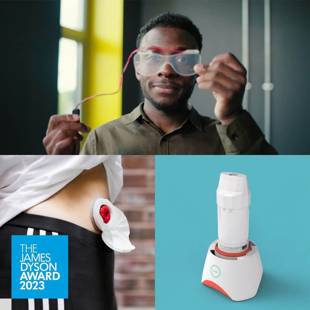 のインスタグラム：「The @jamesdysonaward 2023 National Winners have been announced! 🎉  This year’s competition has continued to inspire us with inventions ranging from an early warning detection system for forest fires, ADHD distraction glasses to a heart surgery rehabilitation device 🫀  Head to the link in bio to find out more about this year's winners 🏅  #JamesDysonAward2023 #JamesDysonAwardNationalWinners #EngineeringCompetition #FeelingInspired」