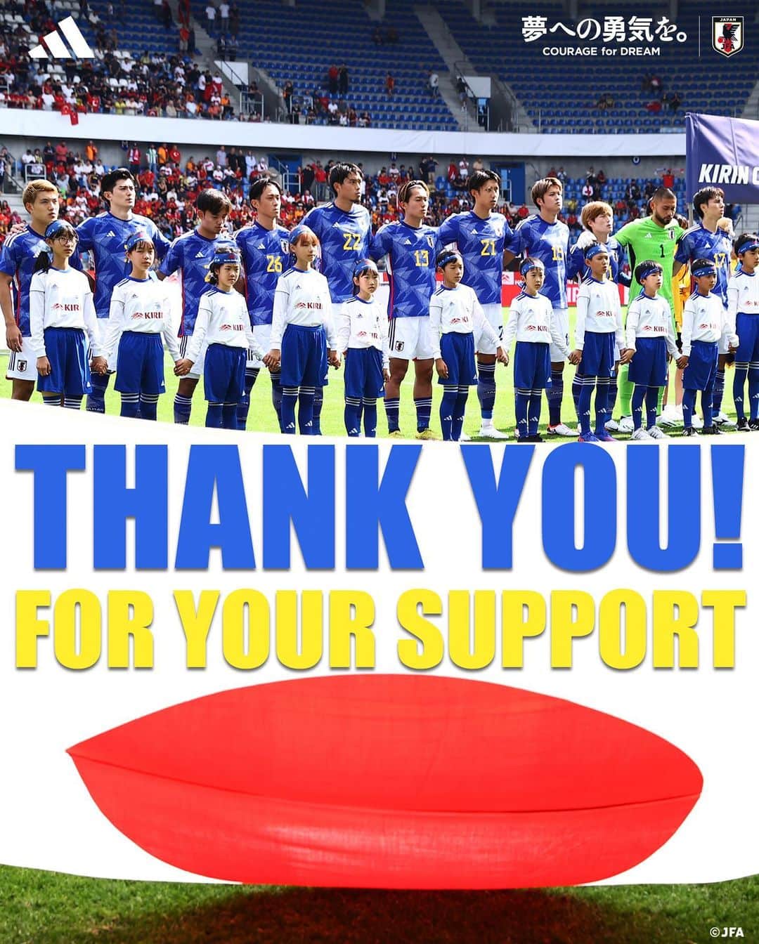 日本サッカー協会のインスタグラム