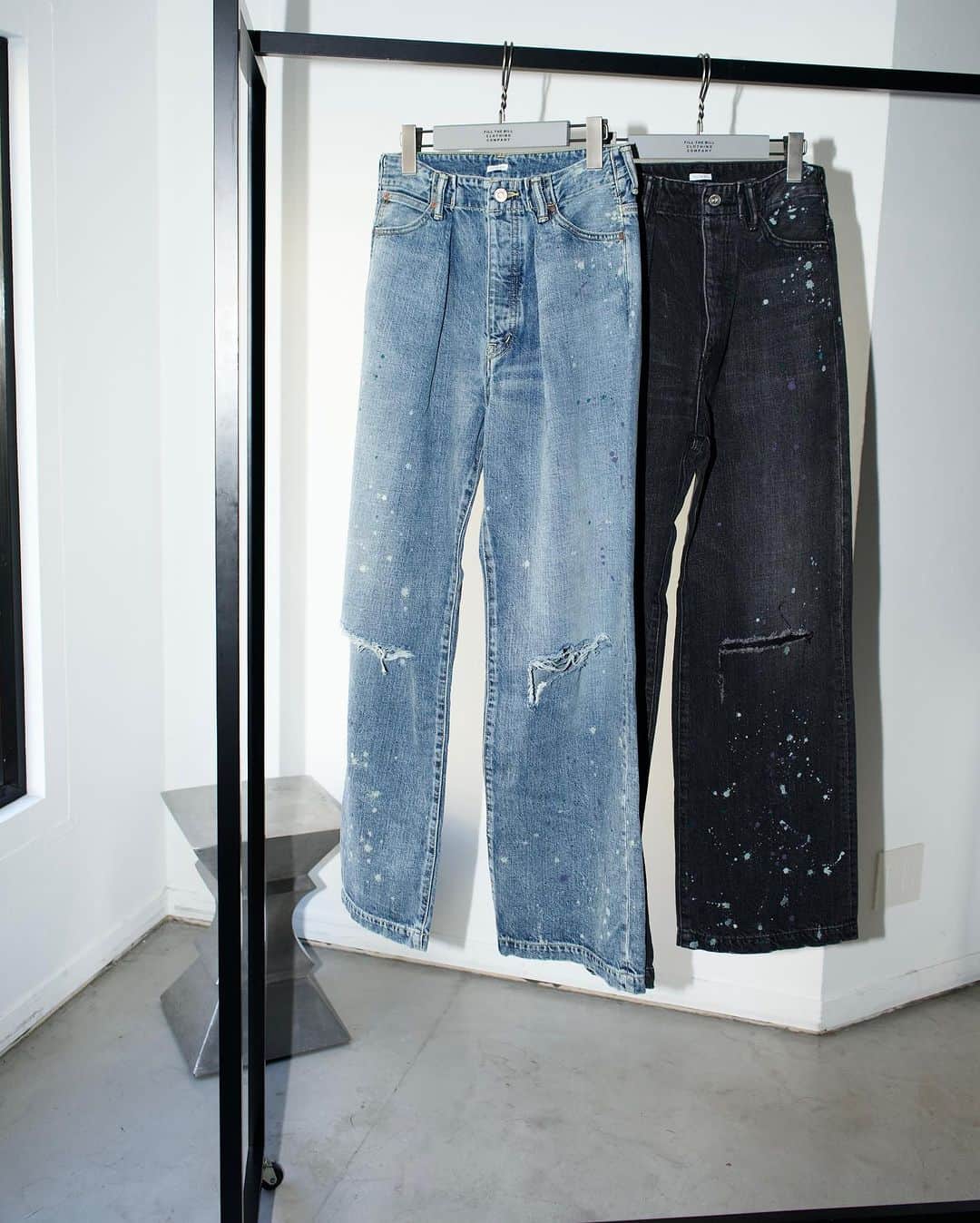 フィル ザ ビルのインスタグラム：「NEW ARRIVAL 【FILL THE BILL】 season / 2023aw women’s item / BAR TACK DENIM PANTS  #fillthebill #fillthebill_mercantile」