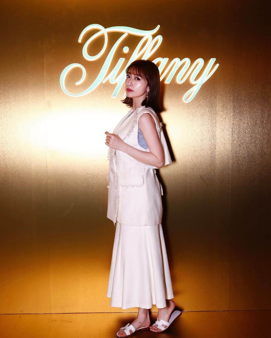 新部宏美のインスタグラム：「TIFFANY&Co. omotesando💍 opening party🤍  #tiffanyandco」