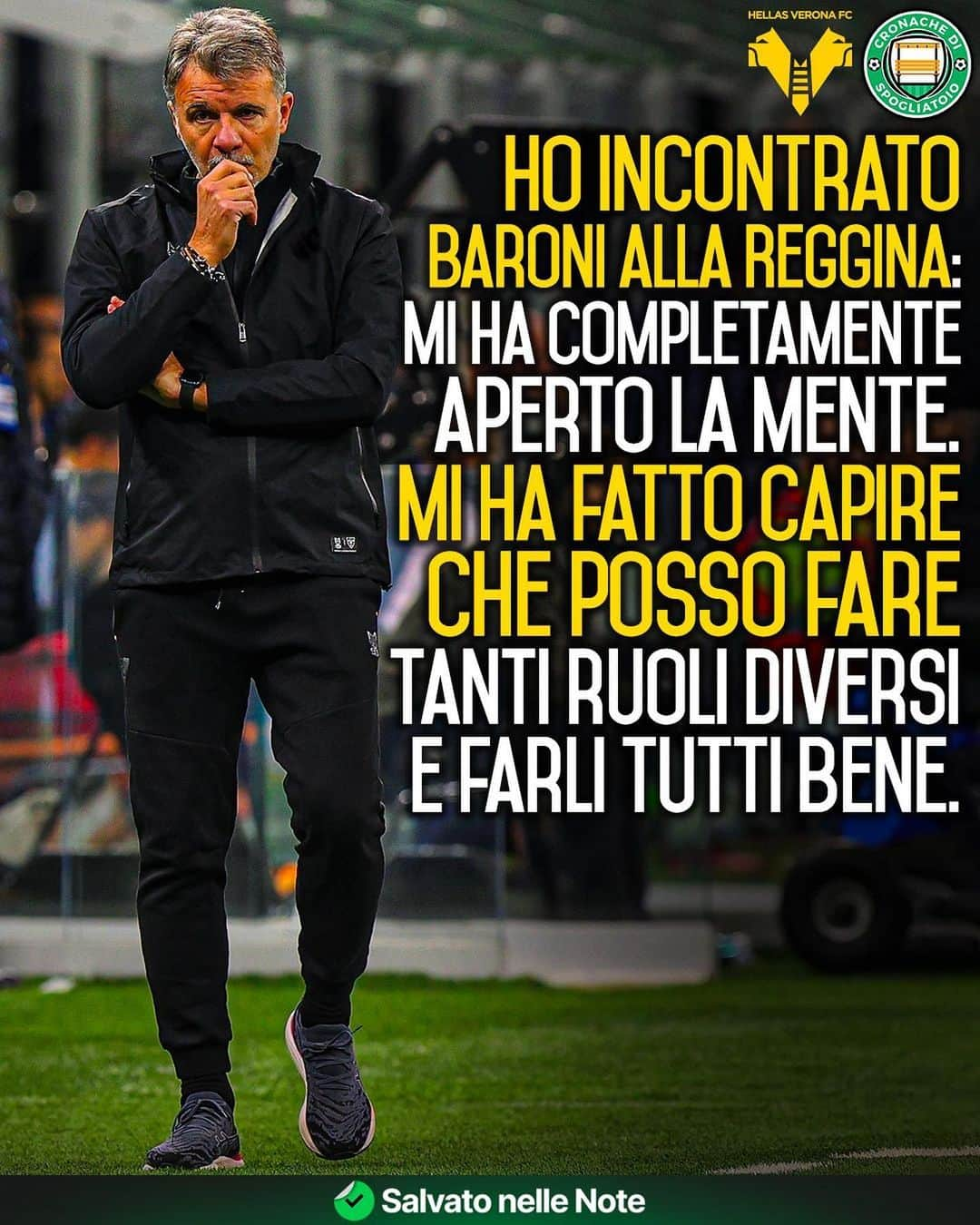 エラス・ヴェローナFCさんのインスタグラム写真 - (エラス・ヴェローナFCInstagram)「Michael Folorunsho è arrivato finalmente in Serie A. E se ve lo state chiedendo no, non si è preso al fantacalcio: «I miei amici mi hanno rilanciato fino a 8, gli ho detto: ‘Siete pazzi? Non mi prenderò mai a 9!’».  #cronachedispogliatoio #hellasverona #folorunsho」9月13日 20時02分 - hellasveronafc