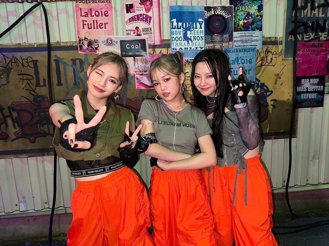 のインスタグラム：「「The Finest」MV Today's【20:00】on Youtube❤️‍🔥❤️‍🔥❤️‍🔥  #iScream#アイサケ#ガルサケ #RUI #YUNA #HINATA」