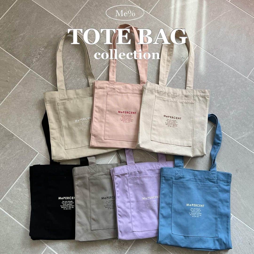 Me%のインスタグラム：「画像をタップして詳細を☑️ ⁡✨期間限定TIMESALE✨ 9/13(水)9:00〜9/19(火)12:59  Me%で大人気のBOXトートバッグが WEB限定でお値下げ中！！！ ⁡ サイズ感やポケットの位置までこだわり デイリー使いしやすいアイテムです👜 ⁡ 通勤通学はもちろん、 ジャンボうちわが入るので 推し活にもおすすめの万能トート！ ⁡ ぜひチェックしてみてください✔️ ⁡ 🏷item #MPBOXトート　 ¥2,090⇒¥1,672⁡(20%OFF)  ＿＿＿＿＿＿＿＿＿＿＿＿＿＿＿ ⁡ #mepercent#me_percent#ミィパーセント#ミーパーセント#トートバッグ#トート#通学バッグ#通勤バッグ#通学コーデ#トートバッグコーデ#トートバッグ好き#ホワイトコーデ #グレーコーデ#ホワイトコーデ#ブラックコーデ#ピンクコーデ#パープルコーデ#紫コーデ#ブルーコーデ#青コーデ#推し活トートバッグ#推し活バッグ」