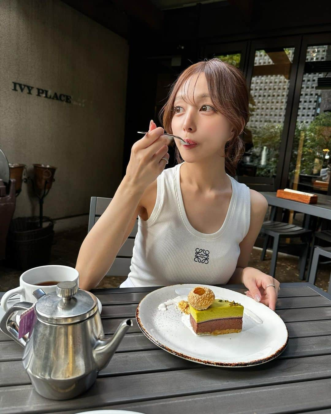 桜井みづき（キャバ嬢）さんのインスタグラム写真 - (桜井みづき（キャバ嬢）Instagram)「🚶‍♀️🫖🍰」9月13日 20時15分 - smzk0227