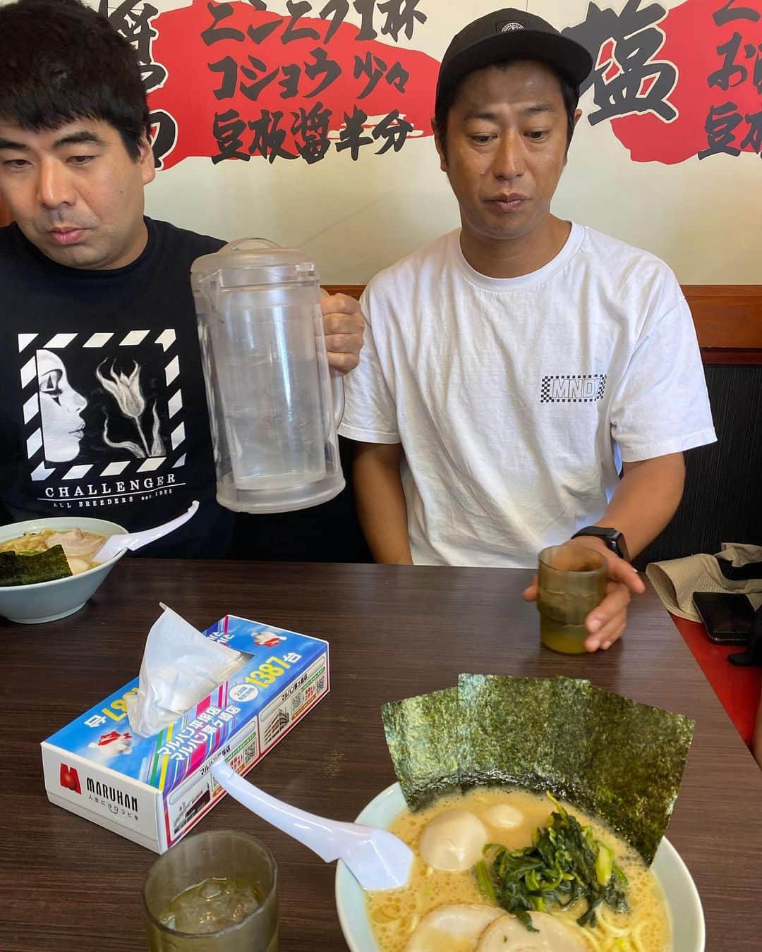 井元英志のインスタグラム：「有吉の壁ありがとうございました！あの後尾形さんにラーメンご馳走様なりました🍜 ❌もらっても腹は減ります🥲  ん？  #有吉の壁」
