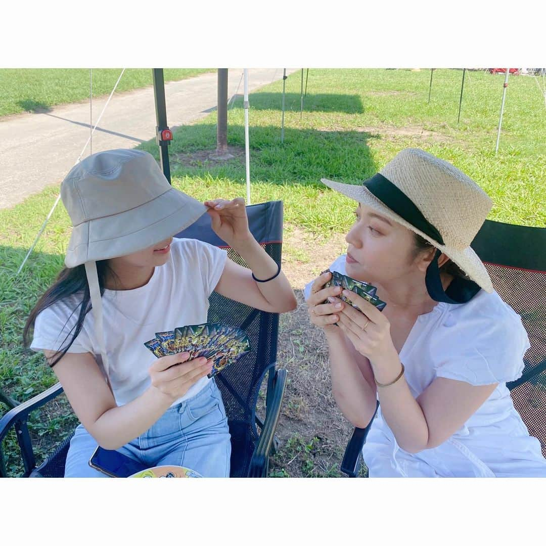 森夏美さんのインスタグラム写真 - (森夏美Instagram)「. #週末 🌿  高校時代の友人たちと、 BBQ→カードゲーム→ボードゲーム  大人になっても、 することが変わっていません☺️  #デイキャンプ #庄内緑地公園 #🏕️ #🍖 #🔥 #カードゲーム #顔が真剣🤨 #ボードゲーム #弱すぎました😂 #東海テレビ #アナウンサー #森夏美」9月13日 20時38分 - mori_natsumi0722