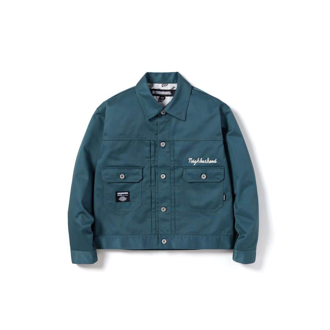 のインスタグラム：「NEIGHBORHOOD® | Dickies //NH X DICKIES . TYPE-2 JACKET//  9月16日（土） NEIGHBORHOOD 取り扱い店舗  9月19日（火） Dickies Japan公式オンラインストア 👉 dickies.jp  @neighborhood_official #neighborhood #nbhd #craftwithpride #dickies #ディッキーズ」