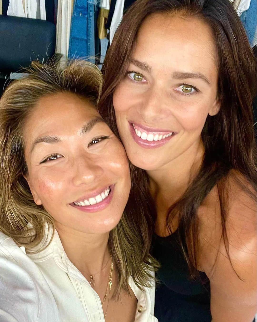 NINA PARKのインスタグラム：「It was such a pleasure to work w this tennis legend & sweet soul for #Beauté ~ HVALA  @anaivanovic 🙏🏽♥️」