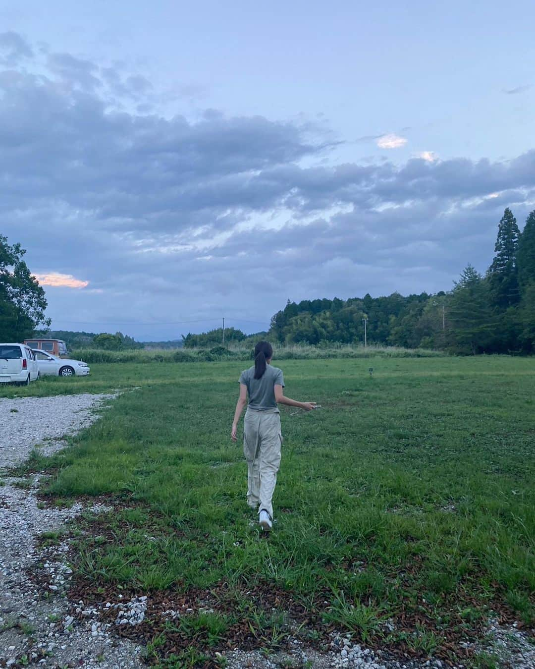 佐分利眞由奈のインスタグラム：「自然がたくさん気持ちいい〜🌿  #夏の思い出」