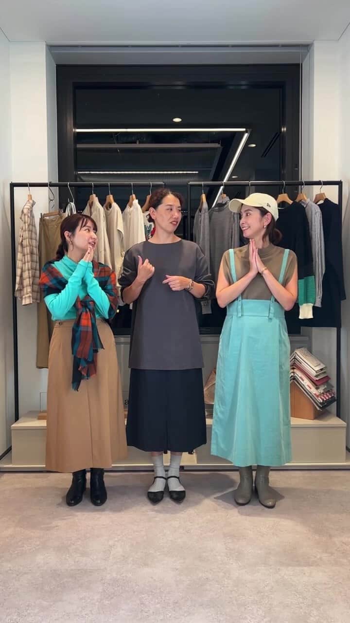 のインスタグラム：「9/13(水)INSTA LIVE「AUTUMN FAIR 新作紹介PART.2」  店舗＆オフィシャルサイトにてオータムフェアオータムフェア開催中！  新作アイテムに小物をプラスして、秋を感じるスタイリングをご紹介しました🍁✨🎨  また、インスタグラムプレゼントキャンペーンの“ある質問”をお知らせしておりますので、お見逃しなく！  ■第2弾インスタグラムプレゼントキャンペーン 〈応募方法〉 step①インスタ公式アカウント @humanwoman_official をフォロー  step②9/13(水)20:00〜9/19(火)23:59まで、本日配信のライブ動画のコメント欄に、質問のご回答いただくことで応募完了！  当選されや方にはダイレクトメッセージでご連絡いたします✉️  ■EC限定2BUY10%OFF 9/13(水)〜9/18(月)までの6日間 オフィシャルサイト限定で2BUY10 %OFFを開催！ ※一部対象外がございます。  ■Wポイントフェア 9/8(金)〜EC・店舗ともに  【横浜そごう店】yoshi171cm 【本部】sayaka153cm,fuu154cm,shio163cm  #humanwoman #ヒューマンウーマン #カジュアルコーデ #フレンチカジュアル #秋服コーデ #着回しコーデ #お仕事コーデ #休日コーデ #秋小物 #プレゼント企画 #プレゼントキャンペーン」