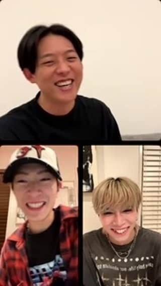 KEN THE 390のインスタグラム：「roomR(from Maison B)の2人とインスタライブしました📺  BEYONDリリースおめでとう！  #roomR #MaisonB」