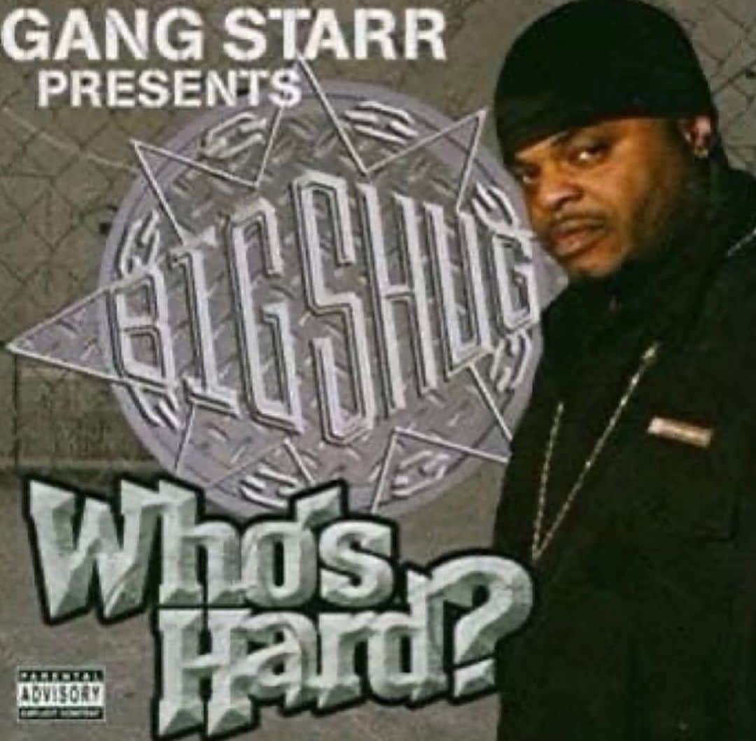 DJプレミアのインスタグラム：「18 Years Salute to @bigshuggangstarr Debut LP "WHO'S HARD?" R.I.P. GURU 🙏🏾 💚 🕊️  @gangstarr   @bumpyknuckles77 @alanthechemist @smileydaghettochild @hannibal_stax @singapore_kane  #Saki #Crux #Bravo #Bless #TWes」