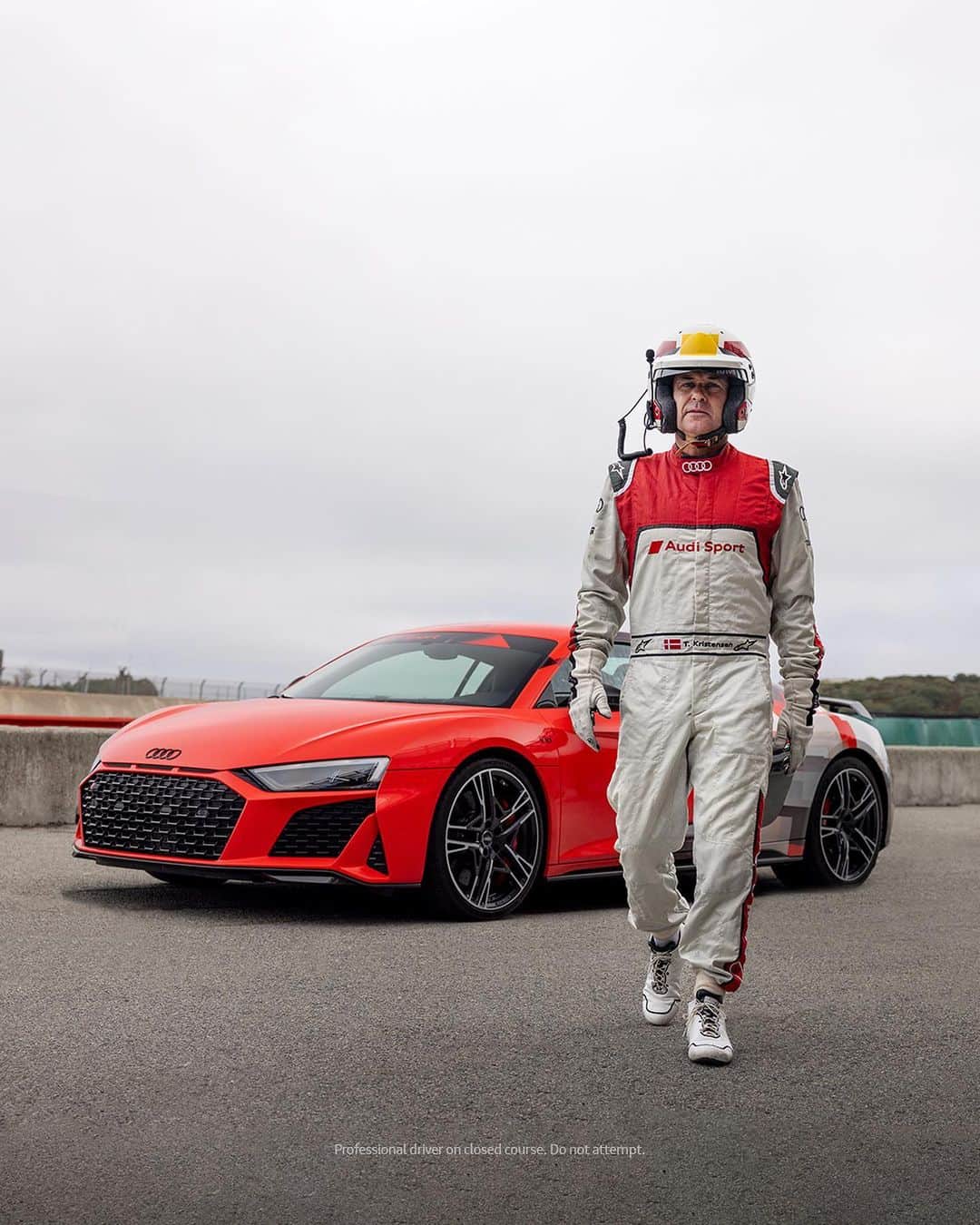 Audiのインスタグラム：「Born on the track, built for the road. Make your mark on the R8 legacy and help decide how we film the R8 for one more adventure. Go to our Stories to vote from 9/12-9/15.  #Audi #AudiR8 #AudiR8LastLap.」