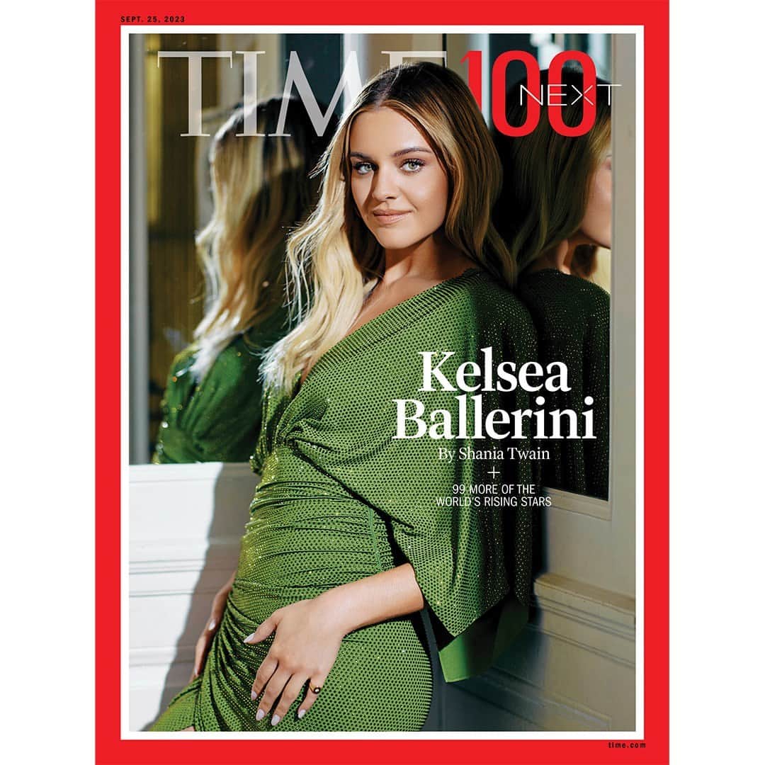 TIME Magazineのインスタグラム：「After a whirlwind year, Kelsea Ballerini says she’s ready to take some time to slow down and “live a life worth writing about.”  In her TIME100 Next cover story, Ballerini opens up about making her EP, bringing drag queens to the CMT Awards, and celebrating her 30th birthday on the Amalfi Coast.  Link in bio.  Photograph by Caroline Tompkins (@cahlinetompkins) for TIME」