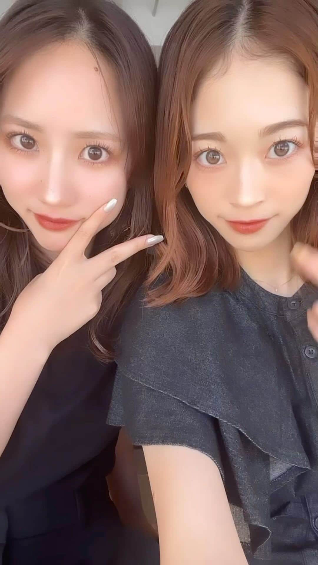 moe yamamotoのインスタグラム：「🧡 ⁡ らぶ🫶 プリクラ撮ろーやってなって撮ってみた笑 ⁡ ⁡ #プリクラ #イエベ秋 #骨格ストレート #骨格ウェーブ #骨格ストレートコーデ #骨格ストレートコーデ #オールインワンコーデ #デニムコーデ #デニム」