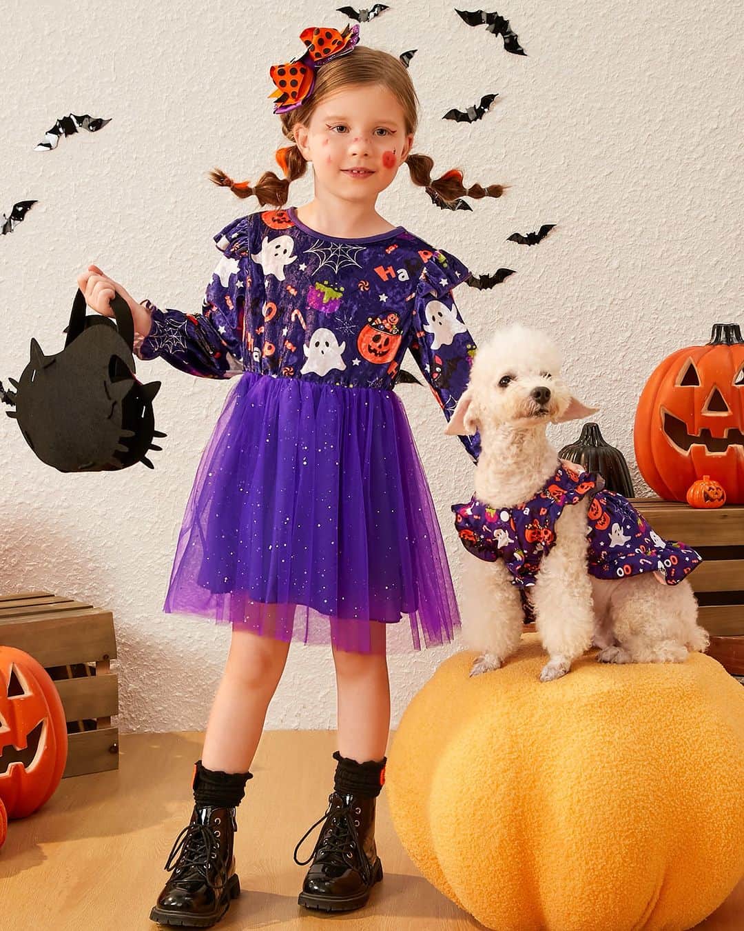 SHEINさんのインスタグラム写真 - (SHEINInstagram)「Pumpkin patch PAWtners deserving matching looks 👦🐶🎃 Tell us which spooky cute set is a whole Halloween mood 👇  🔎20627841 20535133 21048862 21048877 21432922 21431690 20674438 20614076 22054170 21875147 21875146 20650121 20614299 20650122 20614093 20614147  #SHEIN #SHEINforAll #SHEINstyle #fashion #chic #saveinstyle #SHEINhalloweenparty #SHEINhome」9月13日 23時00分 - sheinofficial