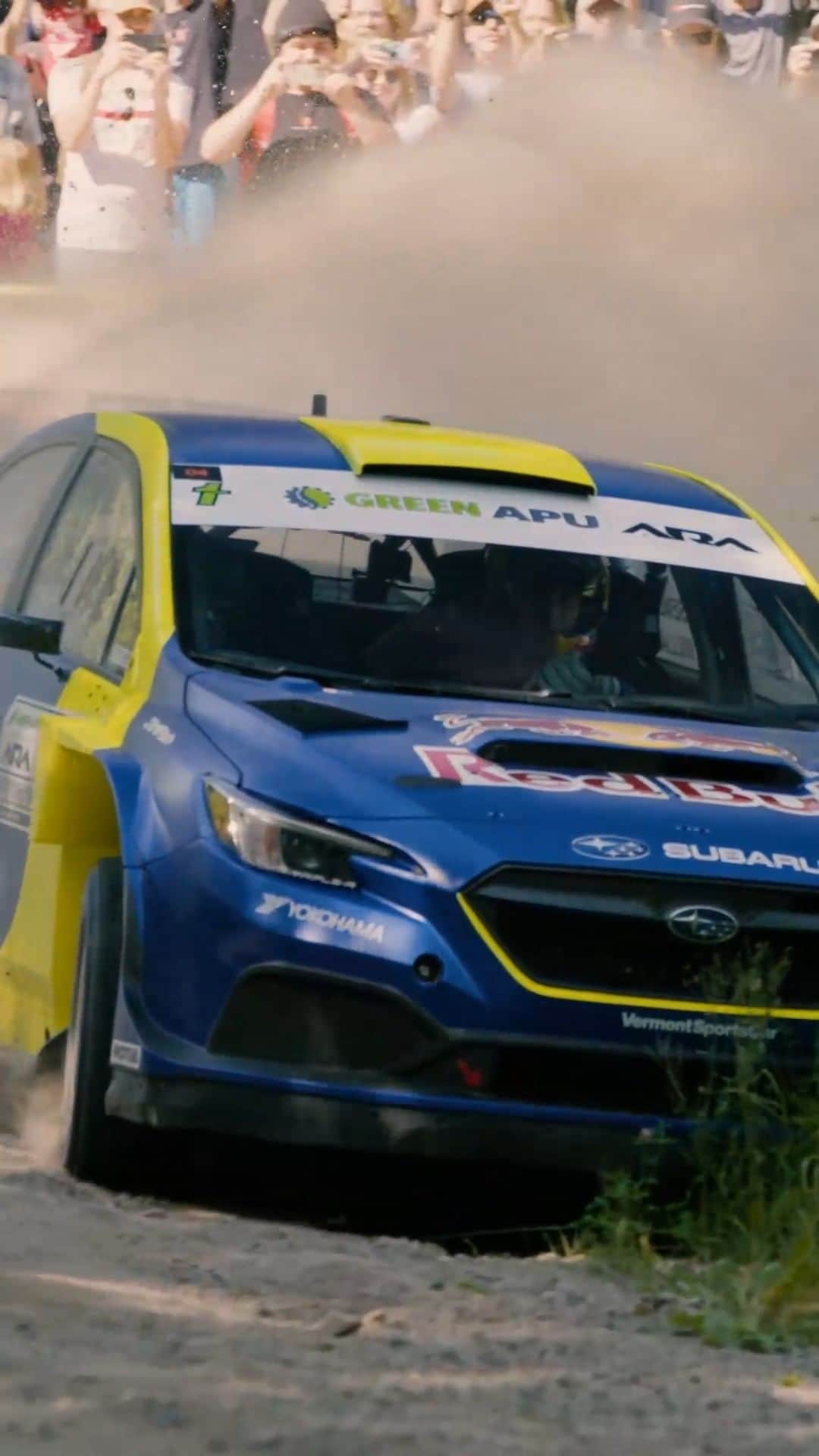 のインスタグラム：「After an intense 18 months of design, build, and testing, the brand-new 2023 #SubaruWRX rally car makes its competition debut at the Ojibwe Forests Rally in Minnesota.   Link in bio full episode.」