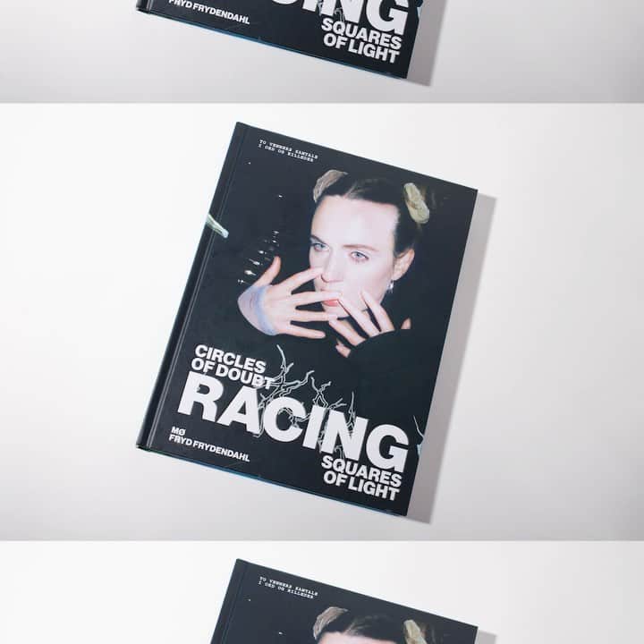 MOのインスタグラム：「We made a book! “Racing - Circles of doubt, squares of light” is a product of years in friendship, photos, and work  Out Sep 20. Link in stories.   ❕this book is only available in Danish, for now ❕」