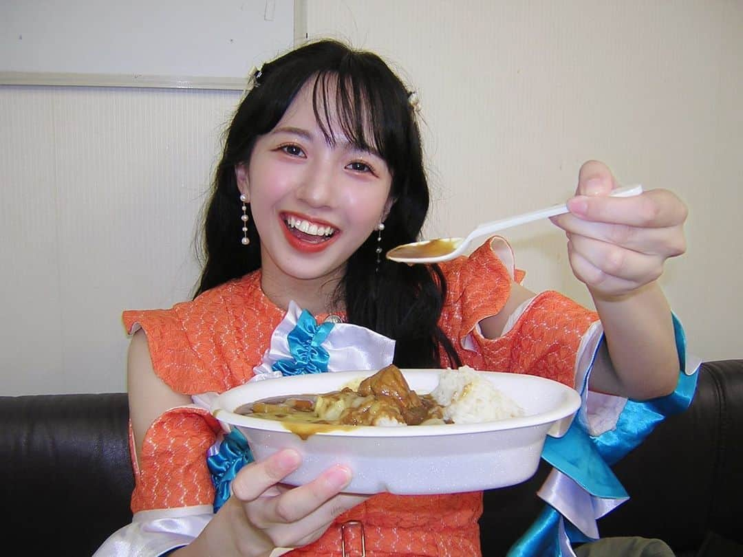 はるちろさんのインスタグラム写真 - (はるちろInstagram)「カレーはかれえ🍛 #デジカメ撮影 #アイドル #カレー」9月13日 23時32分 - 123haruchiro