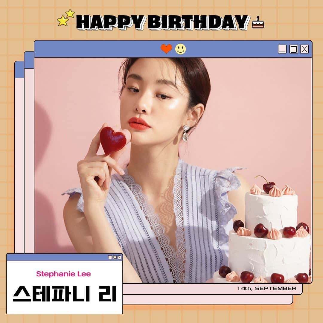 VASTエンターテイメントのインスタグラム：「[Congratulations]  2023.09.14🎉 ⠀ Happy Birthday To Stephanie Lee 스테파니 리 배우의 생일을 진심으로 축하합니다 ❤ ⠀ #스테파니리 #StephanieLee #HBD #Happybirthday」