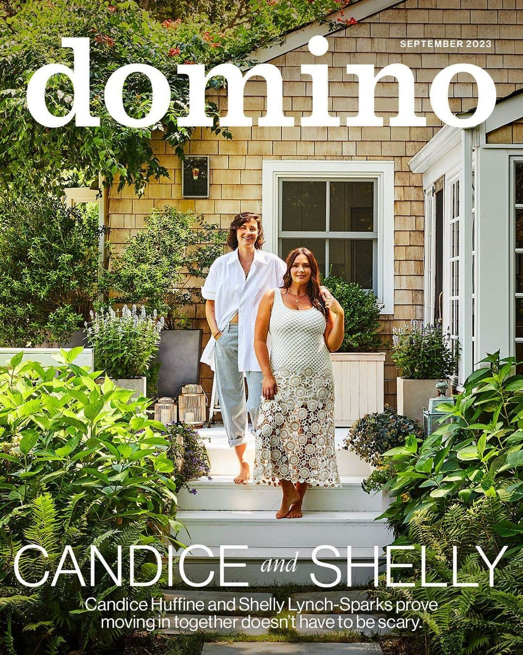 キャンディス・ハフィーンのインスタグラム：「I know there is a perfect Taylor Swift line to lead with here, but in the absence of such clever words…WELCOME to our home!! Thank you @dominomag for featuring the dream come true of @shell_sparks and I, a space that is filled with joy and stories, loud music, late night chats, lighting (LOL) and LOVE. And while it’s definitely Dolly and Jerry’s house, we are so honored that Domino allowed us to share how two Libra’s collaborated on creating a home that makes them smile every.single.day. 💚  Check out the full story at @dominomag Photography by @christianharder  Words by the lovely @lydiageisel  Iconic styling by @juliastevens_ Special thanks to dream team @brit_ashcraft and @julievadnal, you two are the bees knees!!! The knees of that bee photo in the feature. Just wonderful.」