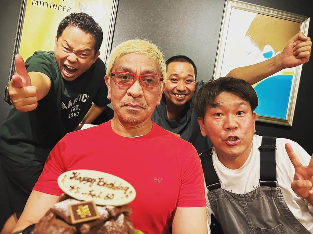 藤本敏史のインスタグラム：「還暦おめでとうございます！」