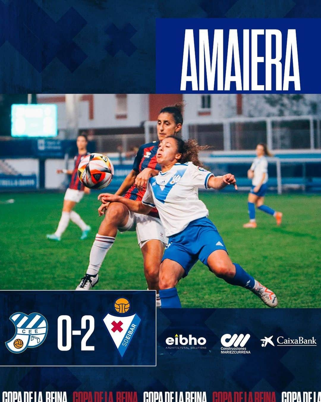 SDエイバルさんのインスタグラム写真 - (SDエイバルInstagram)「🔚 AMAIERA Nou Sardenyan!  ✅ 0-2  💪🏻 𝐀𝐔𝐏𝐀 𝐄𝐈𝐁𝐀𝐀𝐑!!!!!  #EibarFem | #BetiArmaginak⚔️」9月14日 3時55分 - sdeibar