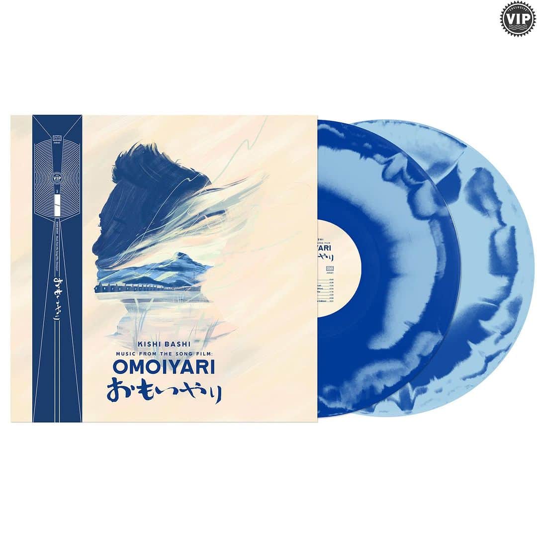 Kishi Bashiのインスタグラム：「@karlhofstetter (@joyfulnoiserecs ) and I are so excited to announce the soundtrack album to @omoiyarisongfilm ! My first double LP, this contains proto orchestral versions of many Omoiyari album songs, as well a beautiful symphonic score I recorded with @nudecoensemble .  Pre-sales start today for this Nov 17th re-lease. Link in my bio 👆🏼. New single for the movie “Red, White, and Blue” on all streaming platforms (and music video by @jtaylorsmith !)」