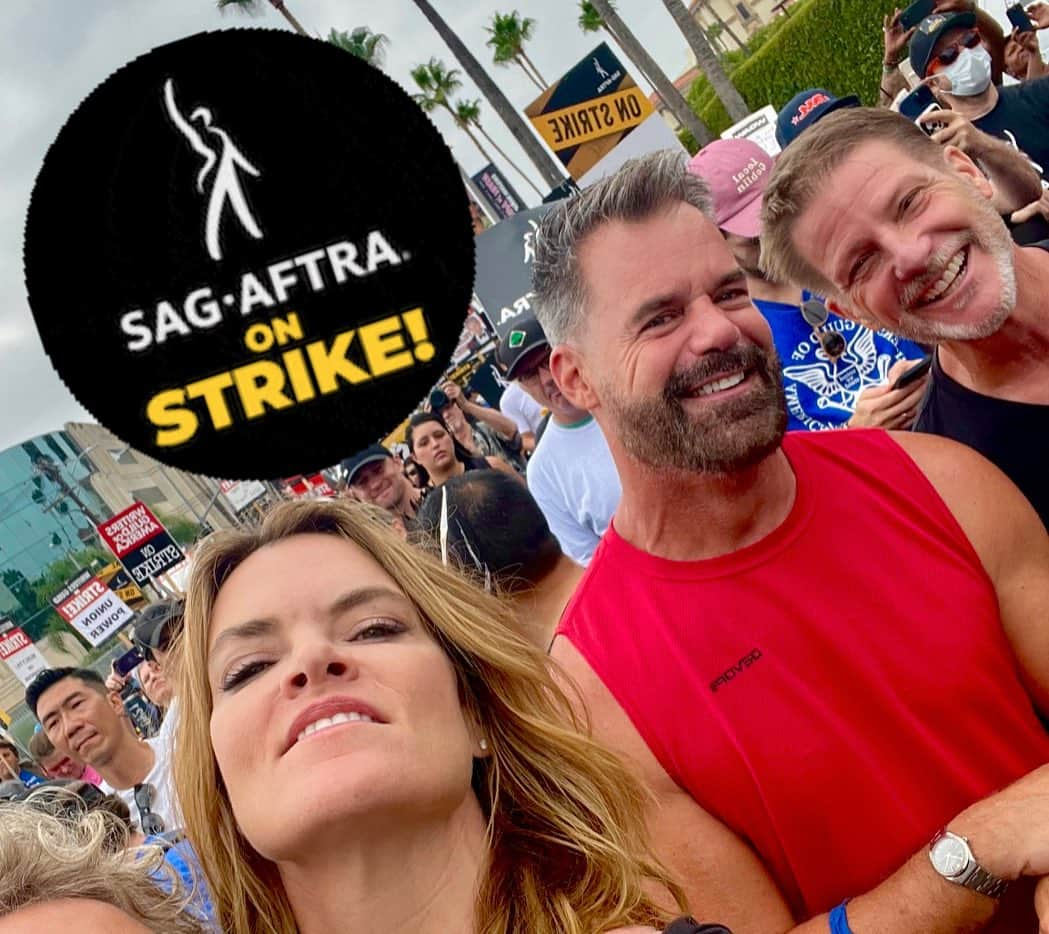 タック・ワトキンスのインスタグラム：「“If there is no struggle, there is no progress.” —Frederick Douglass #SagAftraStrong #SagAftraStrike #Power2Performers」