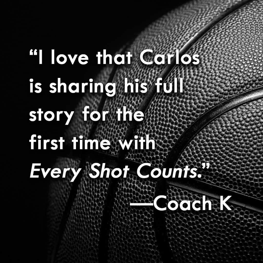 カルロス・ブーザーのインスタグラム：「It took a long time to be ready to share my story, and it's meant a lot for my teammates, coaches, and fans to finally read EVERY SHOT COUNTS (out Oct 3). Pre-order now wherever books are sold. LINK IN BIO…. #everyshotcounts #holdat」