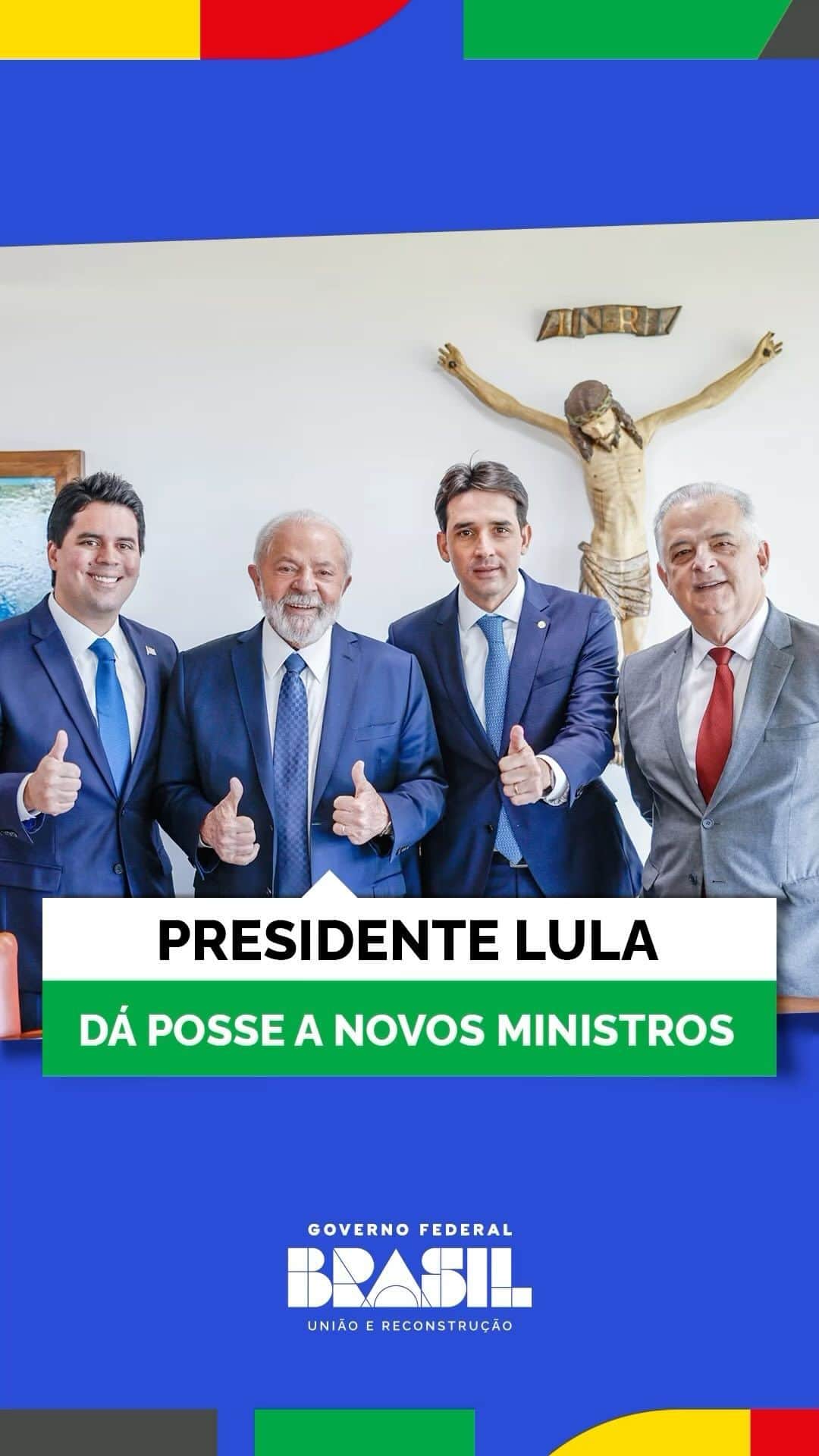 ジルマ・ルセフのインスタグラム：「O Presidente Lula deu posse aos novos ministros do nosso governo, André Fufuca e Silvio Costa Filho. As pastas do Esporte e de Portos e Aeroportos continuarão a realizar um ótimo trabalho, buscando o desenvolvimento do nosso país.  E não para por aí! Márcio França assume o cargo de ministro do Empreendedorismo, da Microempresa e da Empresa de Pequeno Porte. O lema desse governo é trabalhar para fazer o Brasil dar certo.  🎥 Audiovisual/PR」