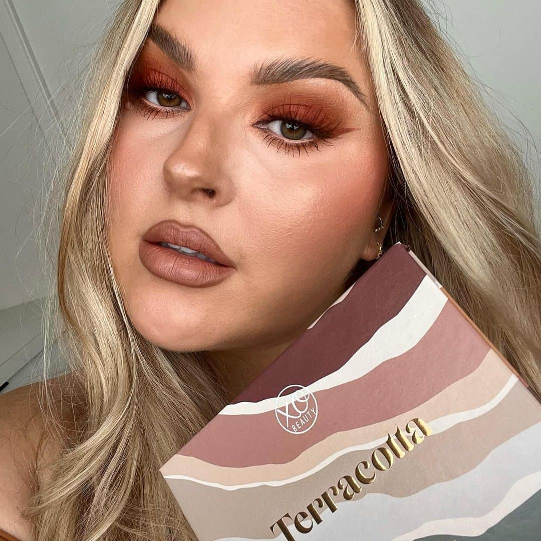 Shannonさんのインスタグラム写真 - (ShannonInstagram)「@shaaanxo look created using our newly released Terracotta palette 🧱🏜️🍁 #xobeauty #shaaanxo #terracottapalette」9月14日 4時47分 - shaaanxo