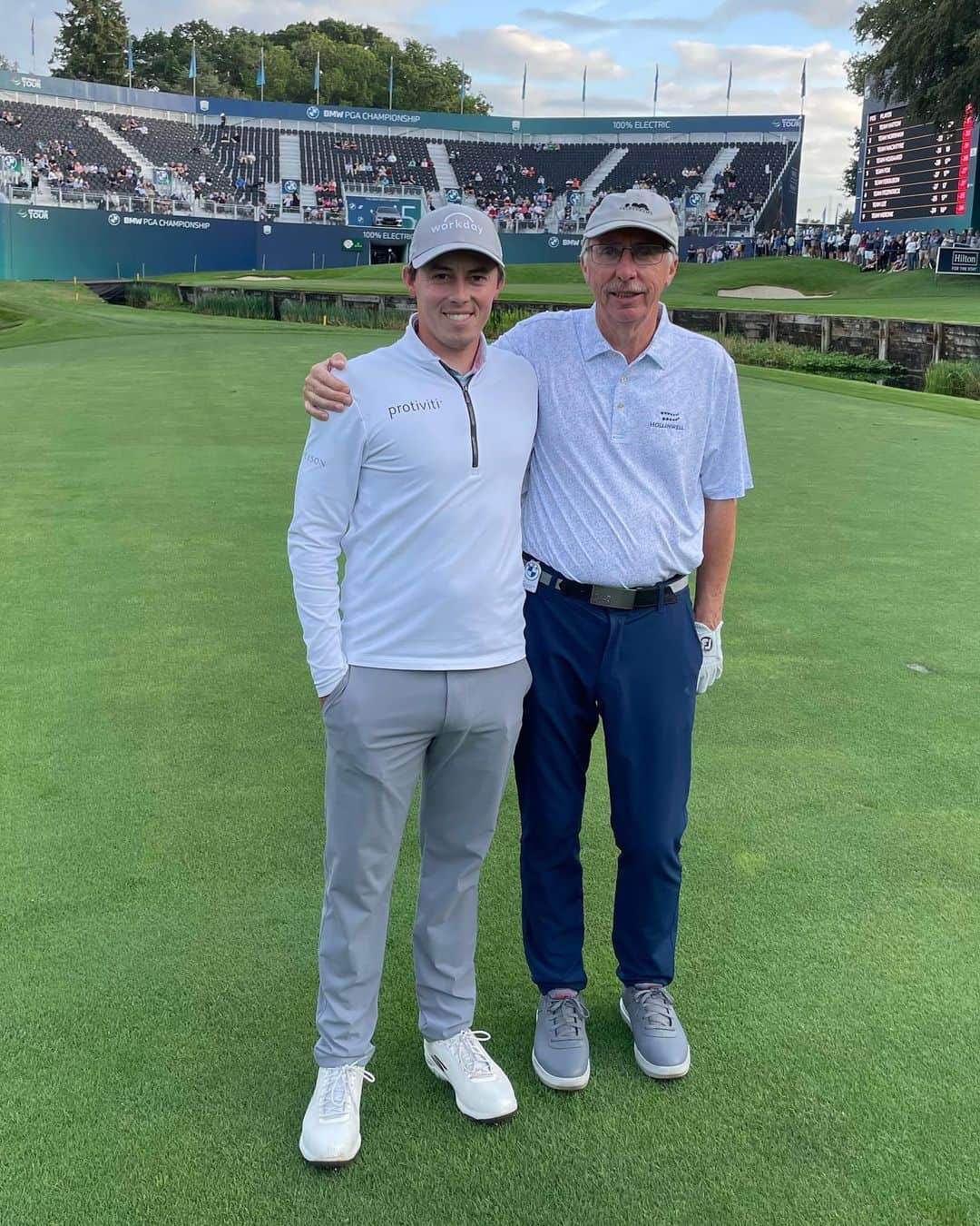 マシュー・フィッツパトリックさんのインスタグラム写真 - (マシュー・フィッツパトリックInstagram)「Loved being out there with dad today, very lucky!!」9月14日 5時21分 - mattfitz94