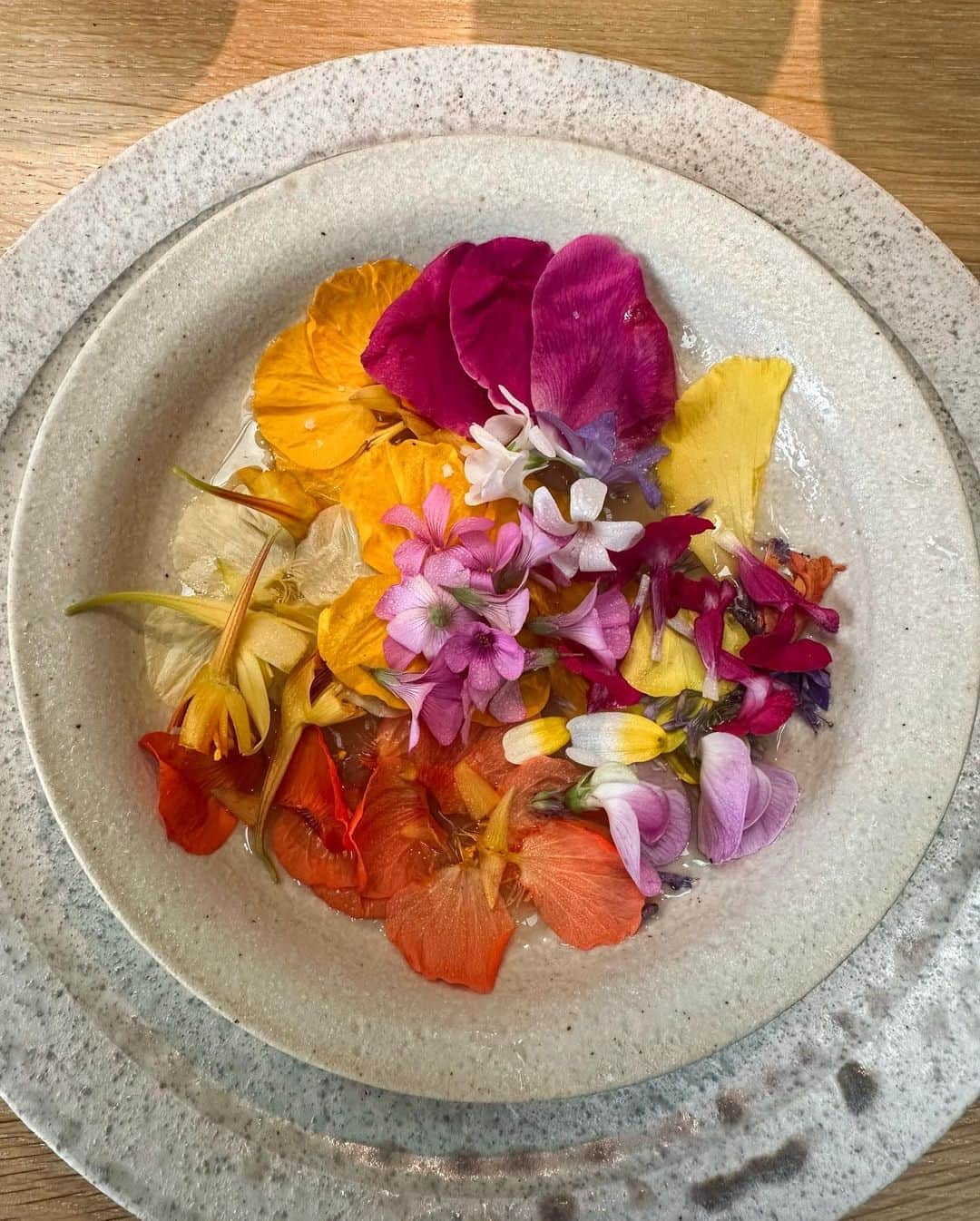 リリー・コリンズさんのインスタグラム写真 - (リリー・コリンズInstagram)「Foam, flowers, friends and family. Thank you @nomacph for another magical evening for the books. The flavors, the plating, the entire production are all just purely mind-blowing. I woke up dreaming of yellow plums and bright green Danish peas…」9月14日 5時39分 - lilyjcollins