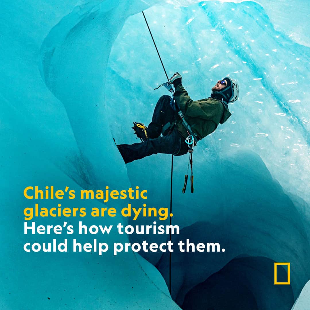 National Geographic Travelさんのインスタグラム写真 - (National Geographic TravelInstagram)「Read more at the link in bio.  What does climate change sound like? Visitors to Chile's legendary glaciers can hear the answer: The majestic silence of Patagonia's vast ice fields is increasingly shattered by the sound of cracking ice. Tourist guides and climate scientists say sustainable tourism supports local communities and inspires travelers to learn more about glaciers and how to protect them. For travelers, it is a sobering notion to seek out nature’s undying primacy, only to discover that even its mightiest exemplars are mortal in their own way.  Photograph by @tamaramerino_photography」9月14日 6時00分 - natgeotravel