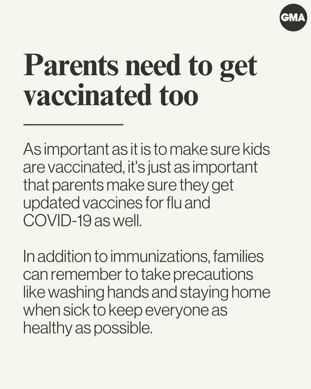 Good Morning Americaさんのインスタグラム写真 - (Good Morning AmericaInstagram)「With kids back in school, COVID hospitalizations on the rise across the country and flu season right around the corner, health experts say now is the time to get young people vaccinated.  In addition to COVID-19 and flu, another respiratory virus, RSV, is also circulating, according to Dr. Edith Bracho-Sanchez, a primary care pediatrician at Columbia University Irving Medical Center in New York City.  "Most kids are going back to school, or have already been back in school for several weeks and, unfortunately, we are starting to see viruses that are circulating at the same time. This is definitely the time you want to make sure your children are protected against these serious respiratory viruses."  Read more at our link in bio.」9月14日 6時30分 - goodmorningamerica