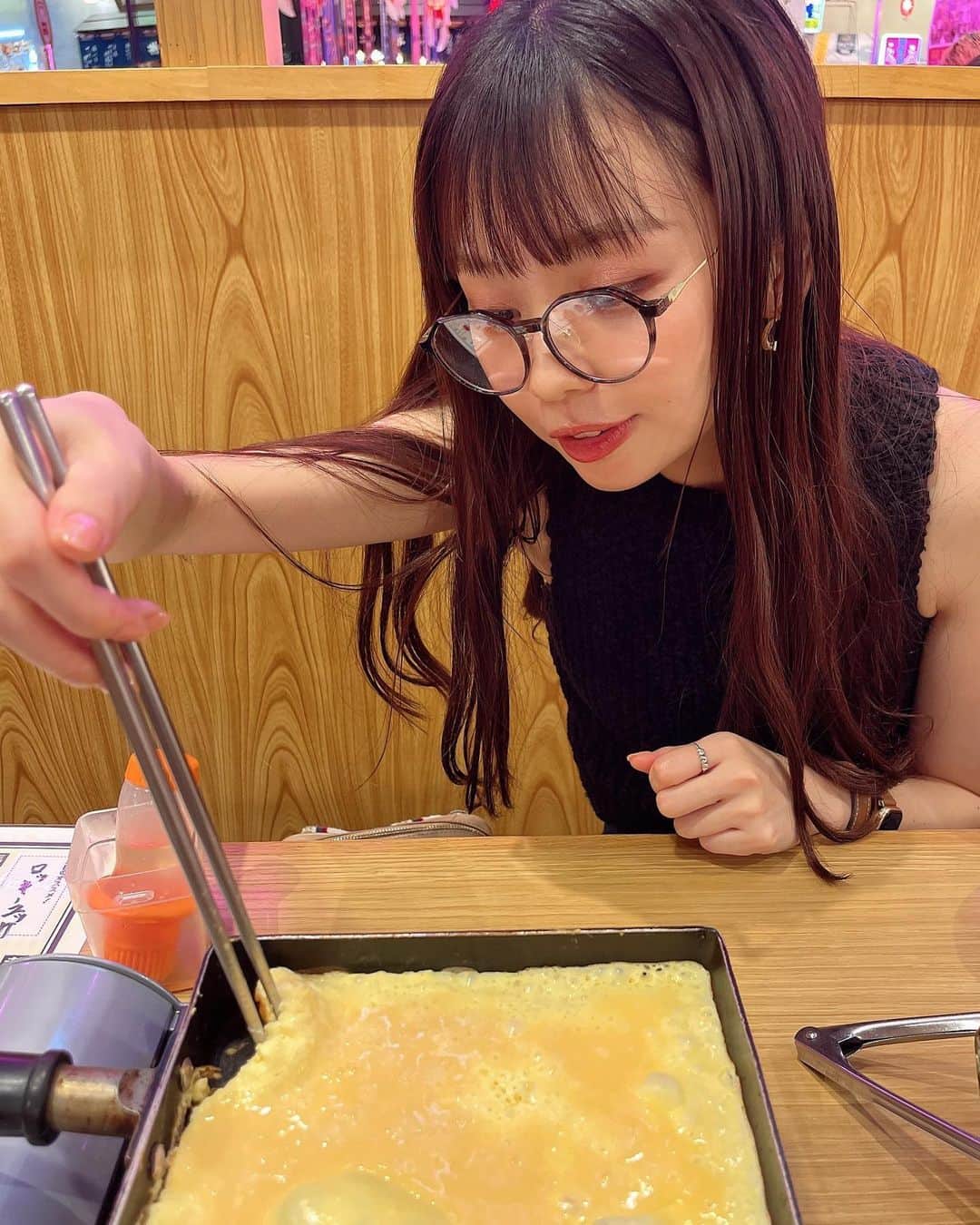 ゆうにゃんのインスタグラム：「すまないᐡ´- ·̫ -`ᐡ #卵焼き」