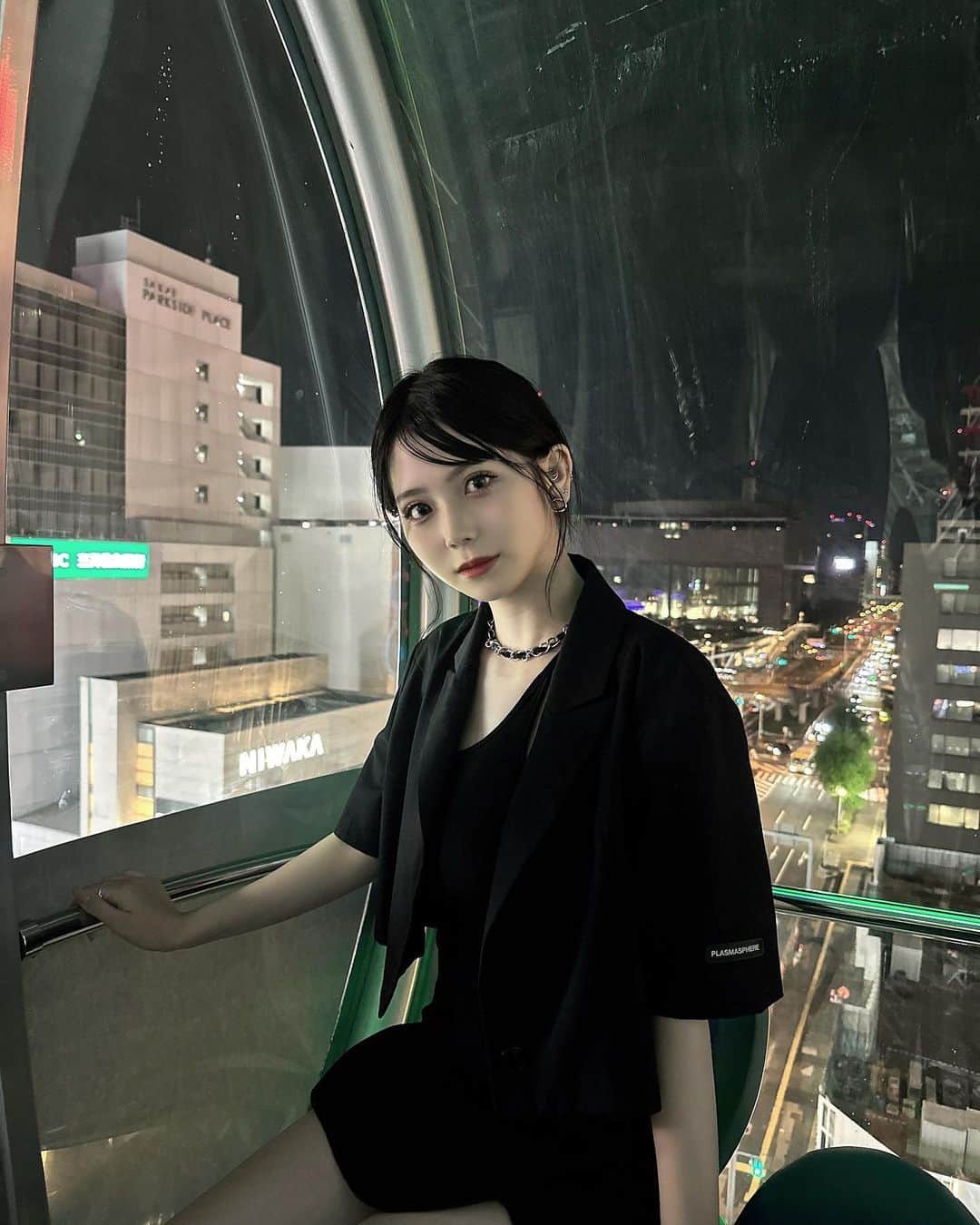 小畑優奈さんのインスタグラム写真 - (小畑優奈Instagram)「・ ・ ・ ・  高いところ苦手だけど観覧車好き。  ・ ・ ・ ・」9月14日 20時06分 - yu_12181218