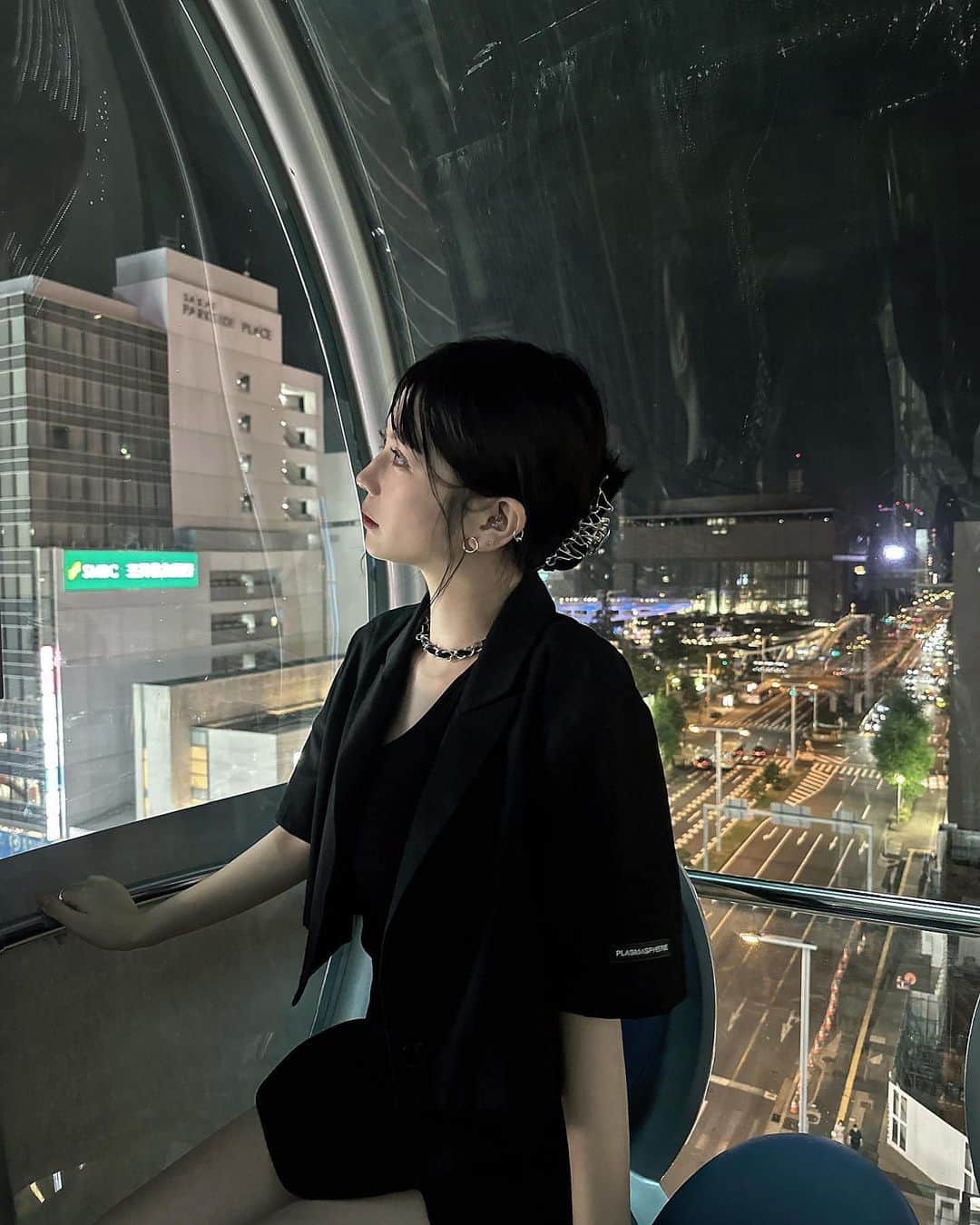 小畑優奈さんのインスタグラム写真 - (小畑優奈Instagram)「・ ・ ・ ・  高いところ苦手だけど観覧車好き。  ・ ・ ・ ・」9月14日 20時06分 - yu_12181218