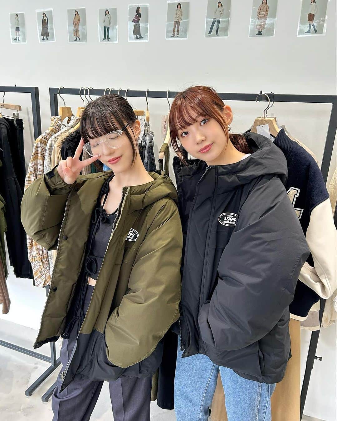 井尻晏菜さんのインスタグラム写真 - (井尻晏菜Instagram)「⁡ ⁡ . ⁡ ⁡ ⁡ @yustagram12 と MILKFED 2023 WINTER EXHIBITION  にお邪魔させていただきました！ ⁡ ⁡ ⁡ ⁡ 秋服冬服大好き人間なので目移りが止まりません。 とても素敵な空間でした！ ⁡ ⁡ 届くのが待ち遠しいです💪🏻 ⁡ ⁡ ⁡ XLARGE/X-girlさんにもお邪魔させていただいたので、この秋は楽しみが止まりません！ ⁡ ⁡ ⁡ 早く袖を通せる気温になれ〜🍂 ⁡ ⁡ @milkfedjp   #milkfed」9月14日 20時44分 - ijirianna0120