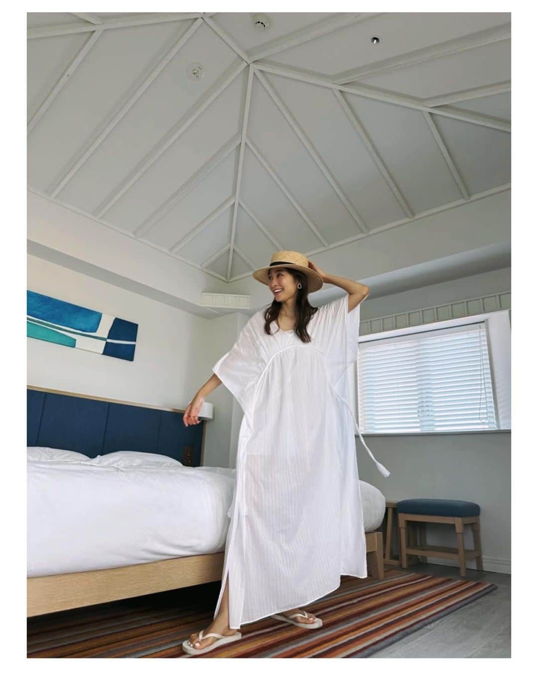 のインスタグラム：「7月の出来事 初の宮古島♡  Onepiece @zara Hat  @zara  #宮古島#沖縄#沖縄旅行#夏休み#ワンピース#zara #zara購入品」