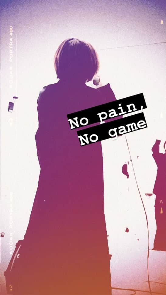 ナノのインスタグラム：「The game has only just begun.  No pain, No game from the rehearsal studio🎤 #リハーサルスタジオ」