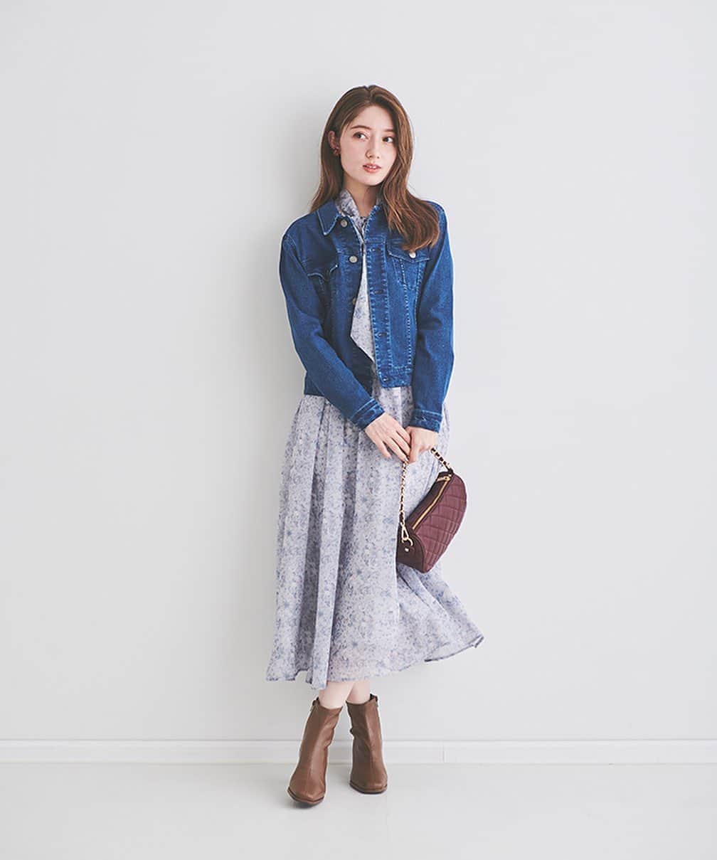のインスタグラム：「⁡ ⁡ 9/14 thu.〜new💗 ⁡ デニムGジャン ¥19,800 プリントボウタイミディワンピース ¥28,600 ⁡ ⁡ ⁡ Novelty Fair開催🛍 9/14（木）～20（水） ⁡ 税込み￥22,000以上のお買い物でオリジナルプリントBagをプレゼント♬ ※なくなり次第終了となります。 ⁡ ⁡ 【LIMINE CARD 10％OFF】 9/14（木）～20（水） ルミネカードのご利用で10％OFF✨ ⁡ 【EPOS CARD 10％OFF】 9/16（土）～25（月） エポスカードのご利用で10％OFF✨ ⁡ ⁡ ⁡ ⁡ #レッセパッセ #laissepasse  #laissepasseonlinestore #レッセパッセオンラインストア #新作 #ワンピース #ワンピースコーデ #スカート #スカートコーデ #ニット #ニットコーデ #ブラウス #ブラウスコーデ #カーディガン #カーディガンコーデ #ジャケット #ジャケットコーデ #トレンチコート #ブルゾン #お出かけ #お出かけコーデ  #オフスタイル #お仕事スタイル #お仕事コーデ #通勤 #通勤コーデ  #秋の新作 #2023aw #フェア #ノベルティフェア」
