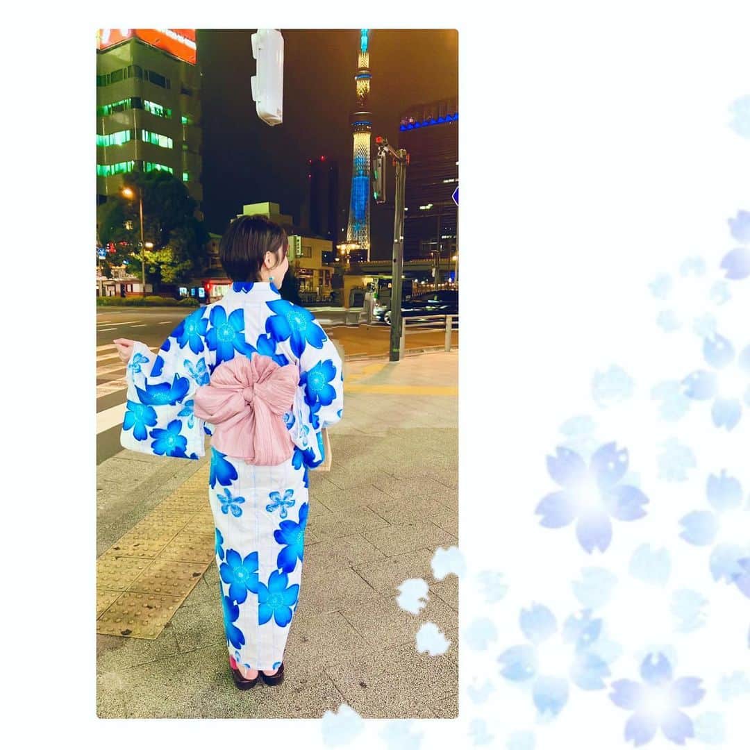 本間多恵さんのインスタグラム写真 - (本間多恵Instagram)「₊❀̥୭ そろそろ月が見たいです  #浴衣 #兵児帯 #日本 #love」9月14日 13時10分 - taehonma